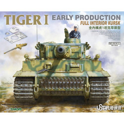 Ustar 006 Tiger I Early Production Full Interior Kursk 1:48 Tank Model Kit