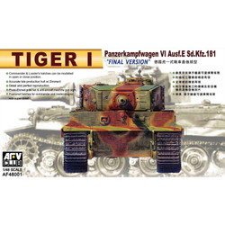 AFV Club AF48001 Tiger I (Late) 1:48 Model Kit