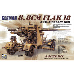 AFV Club AF35088 FlaK18 88mm 1:35 Model Kit