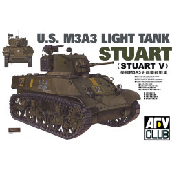 AFV Club AF35053 M3A3 Stuart Light Tank 1:35 Model Kit
