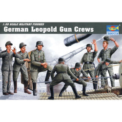 Trumpeter 406 Leopold Railgun Crew (8 figures) 1:35 Model Kit