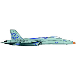Trumpeter 6221 F/A-18E Super Hornet (qty 6) 1:350 Model Kit
