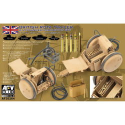 AFV Club AF35264 WW2 British Rota Trailer with 2-Pounder Ammo Set 1:35 Model Kit