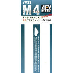 AFV Club AF35028 M4 Flexible Tracks (T49-83) 1:35 Model Kit