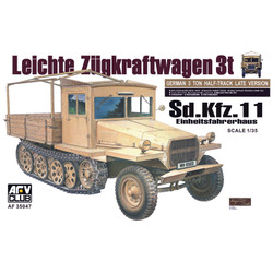 AFV Club AF35047 SdKfz 11 3-Ton Half-track (Late) 1:35 Model Kit