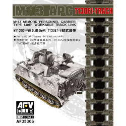 AFV Club AF35306 US T130E1 Workable Track Link for M113 APC 1:35 Model Kit