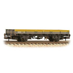 Graham Farish 377-730B BR ZAA 'Pike' Open Wagon BR Engineers Grey & Yellow [W]