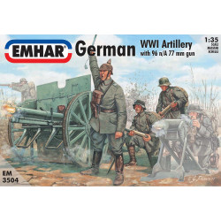 Emhar 3504 German Artillery 1:35 Plastic Model Kit