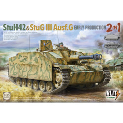 Takom 08009 StuH42 & StuG III Ausf.G Early Prod. 2-in-1 1:35 Plastic Model Kit