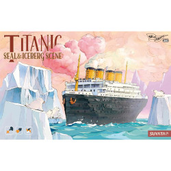 SUYATA SL001 Titanic Seal & Iceberg Scene Plastic Model Kit