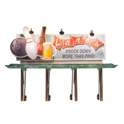 Woodland Scenics JP5796 HO Lanes Bowling & Bar HO Gauge