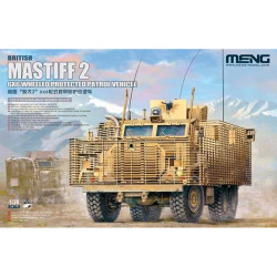Meng Models SS-012 British Mastiff 2 6x6 Protected Patrol Vehicle 1:35 Model Kit