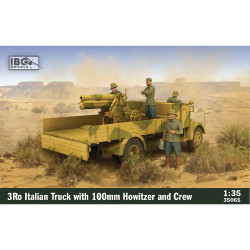 IBG 35065 3Ro Italian Truck with 100mm Howitzer and Crew Figures 1:35 Model Kit