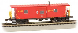 Bachmann USA Bay Window Caboose (without Roof Walk or Ladder) L&N #6497 HO 73209