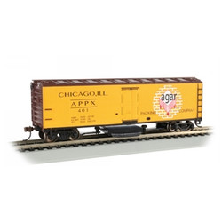 Bachmann USA Track Cleaning 40' Wood-Side Reefer Agar Packing Company HO 16331