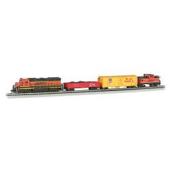 Bachmann USA Roaring Rails Train Set (DCC Sound Value) N Gauge 24132