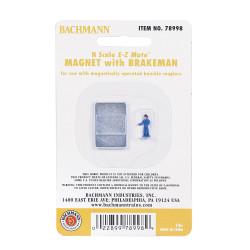 Bachmann USA Magnet with Brakeman Figure N Gauge 78998