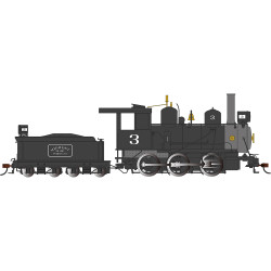 Bachmann USA 0-6-0 - Midwest Quarry #3 On30 Gauge 29403