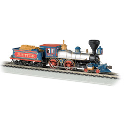 Bachmann USA 4-4-0 American Central Pacific #60 'Jupiter' w/Wood Load HO 51003