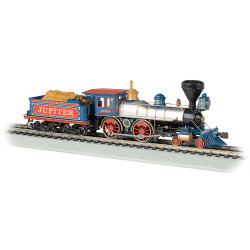 Bachmann USA 4-4-0 American Central Pacific #60 'Jupiter' w/Wood Load HO 52702