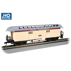 Bachmann USA Old Time Coach Clerestory Roof Baggage Old Colony RR HO 15306