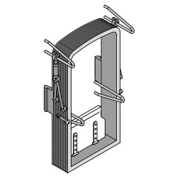 Liliput 939930 Gangway Bellows Standard Retracted 1pc/Bag HO Gauge