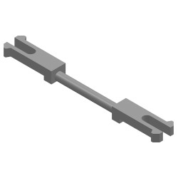 Liliput 939109 Coupling Rod For NEM Slot 5pcs/Bag HO Gauge