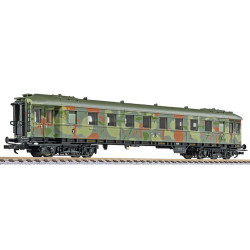 Liliput 336602 Troop Transporter Car (3rd Class) Ep.II Camouflaged HO Gauge