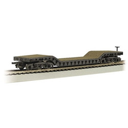 Bachmann USA 52' Centre-Depressed Flat Car - with No Load HO Gauge 18349