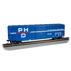 Bachmann USA ACF 50' 6'' Outside Braced Sliding Door Box Car Port Huron & Detroit HO 19614