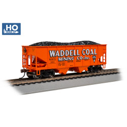 Bachmann USA 55 Ton 2-Bay USRA Outside Braced Hopper Waddell Coal #101 HO 19515