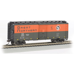 Bachmann USA PS1 40' Box Car Great Northern #2357 (Green & Orange) HO 16001