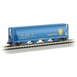 Bachmann USA Canadian 4-Bay Cylindrical Grain Hopper Heritage Fund N 19189