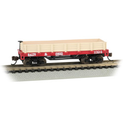 Bachmann USA Old-Time Gondola - Baltimore & Ohio N Gauge 15452