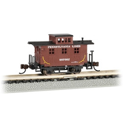 Bachmann USA Old-Time Bobber Caboose - Pennsylvania Lines N Gauge 15754