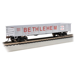 Bachmann USA 40' Gondola - Bethlehem Steel #46631 - Grey HO Gauge 17225