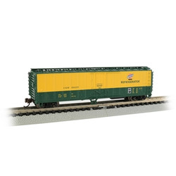 Bachmann USA ACF 50' Steel Reefer Couplers Chicago & Northwestern N 17958
