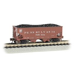 Bachmann USA USRA 55-Ton 2-Bay Hopper - Pennsylvania #705934 N Gauge 19558