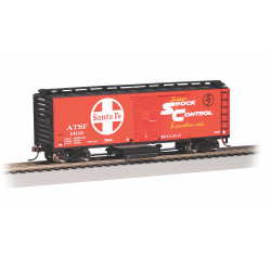 Bachmann USA Track Cleaning 40' Box Car Santa Fe #14112 (Shock Control) HO 16324