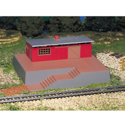 Bachmann USA Storage Building with Steam Whistle Sound HO Gauge 46209