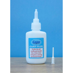 Expo Card Glue 50g w/Precision Nozzle for Models & Kits etc