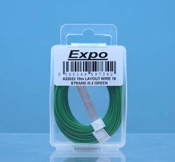 Expo Tools 10M Rolls Of 18/01M Cable Green A22023.