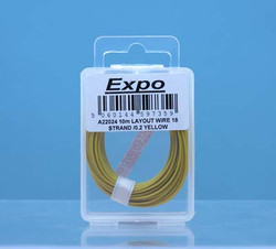 Expo Tools 10M Rolls Of 18/01M Cable Yellow A22024.