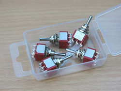 Expo Tools Pack Of 5 Dpdt On/On Switches A28014.