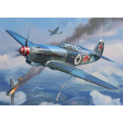 Zvezda Yak-9T with Cannon 1:48 Plastic Model Kit 4831