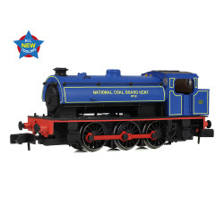 EFE Rail E85503 WD Austerity Saddle Tank No. 12 National Coal Board Kent Lined Blue N Gauge