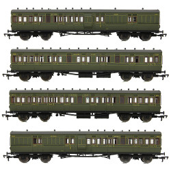 EFE Rail E86012 LSWR Cross Country 4-Coach Pack SR Maunsell Green OO Gauge