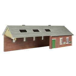 Scenecraft 44-0180A S&DJR Train Shed Green and Cream OO Gauge