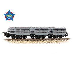 Bachmann Narrow Gauge 393-227 Dinorwic Slate Wagons w/sides 3-Pack Grey [WL] OO9 Gauge