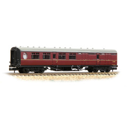 Graham Farish 376-277A LNER Thompson Brake Second Corridor BR Maroon N Gauge